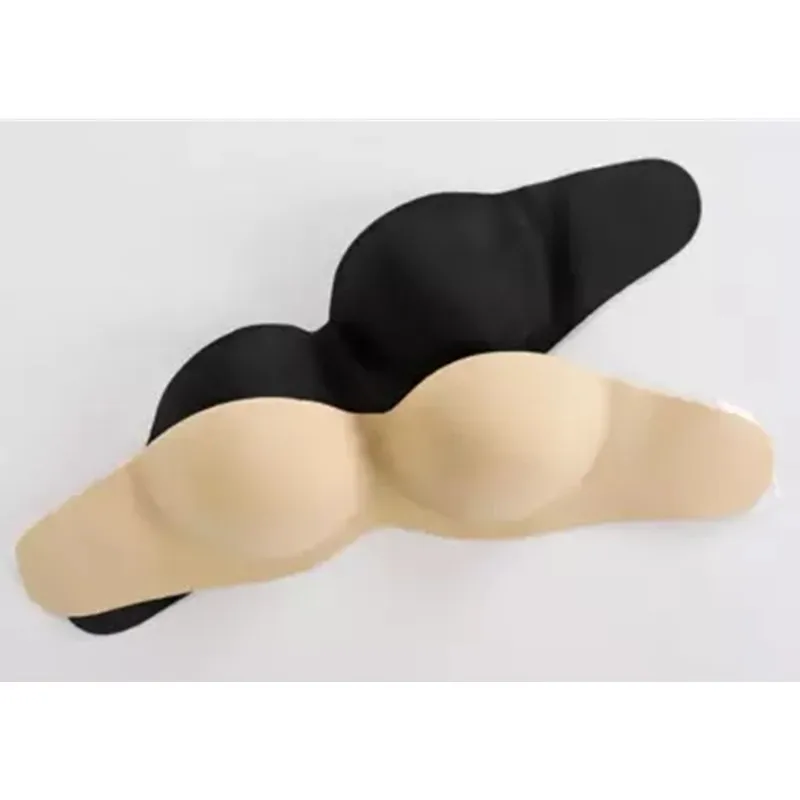 Self-Adhesive Silicone Underwear One Piece Invisible Reusable Angel Wings Seamless Nipple Covers Breast Gathered Strapless Bra