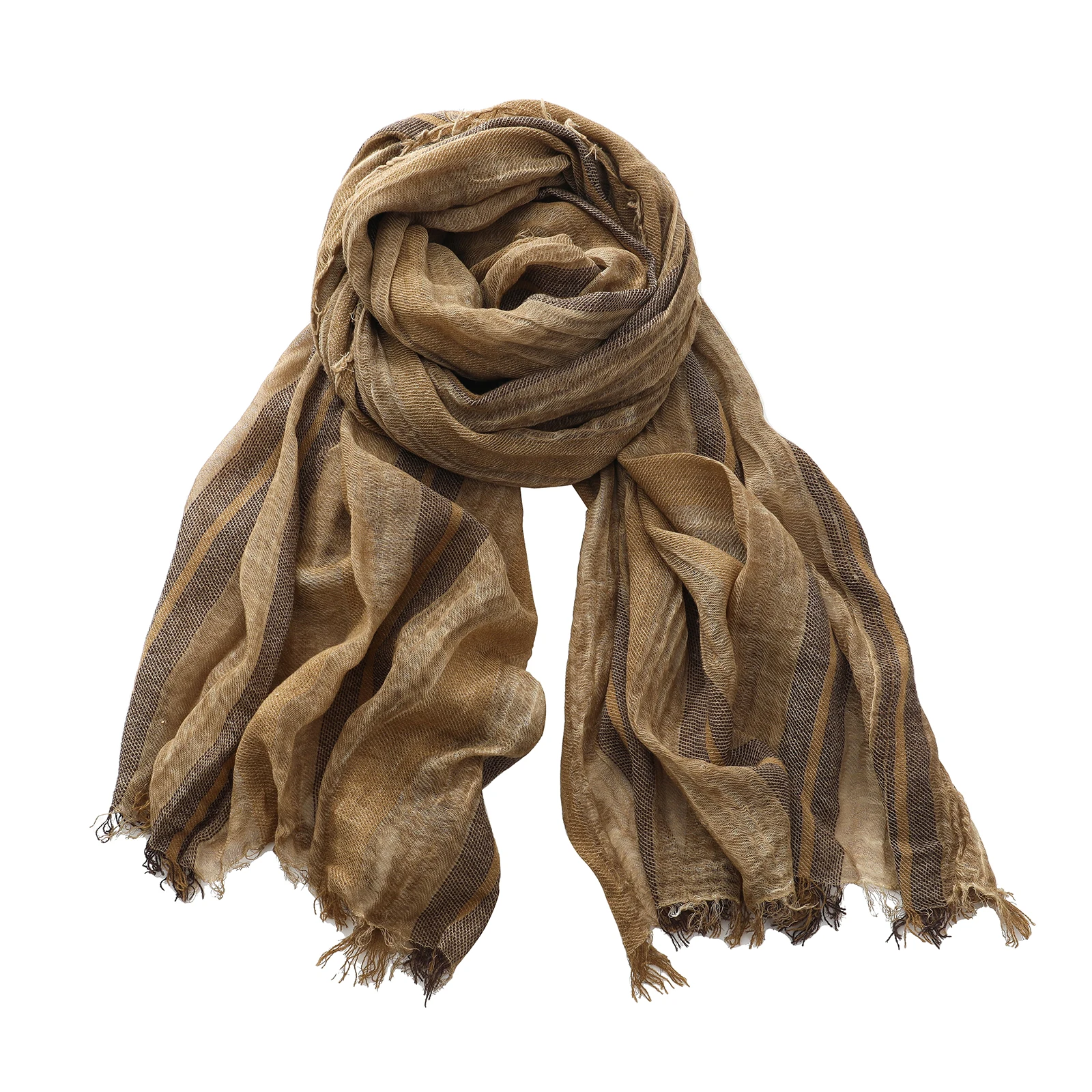 Herbst Winter Männer Schal Baumwolle Leinen Gestreiften Schals Warme Halstuch Pashmina Casual Männlichen Zubehör Bufandas Schals – Detail 7