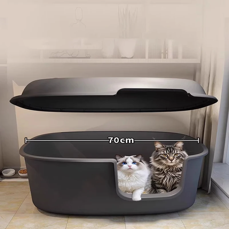 

Accessories Self-Cleaning cat Litter Box Sandbox Training Products cat Litter Box Toilet For Automatische Kattenbak Home Items