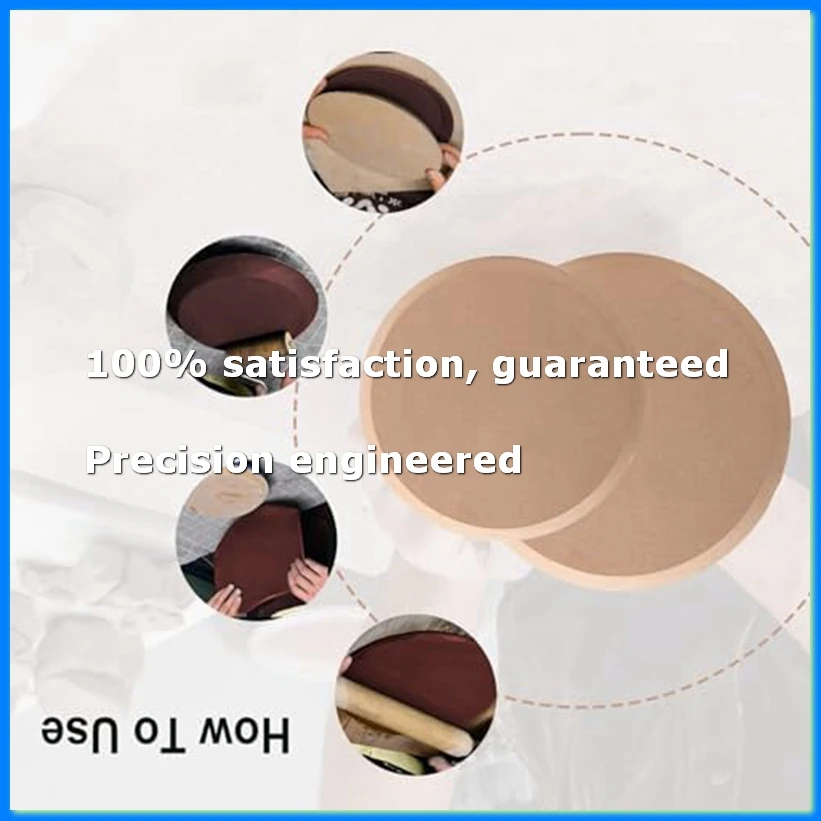 

2PCS Ceramic Plate Forming Mold Pottery Tools for Clay Round Clay Mold Handbuilding Dish Plate Slump Mold 8In and 12In-ABYS