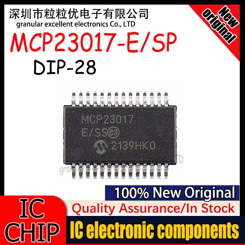 (1piece)100% New original MCP23017-E/SP MCP23017 E/SP DIP-28 In Stock IC Chip