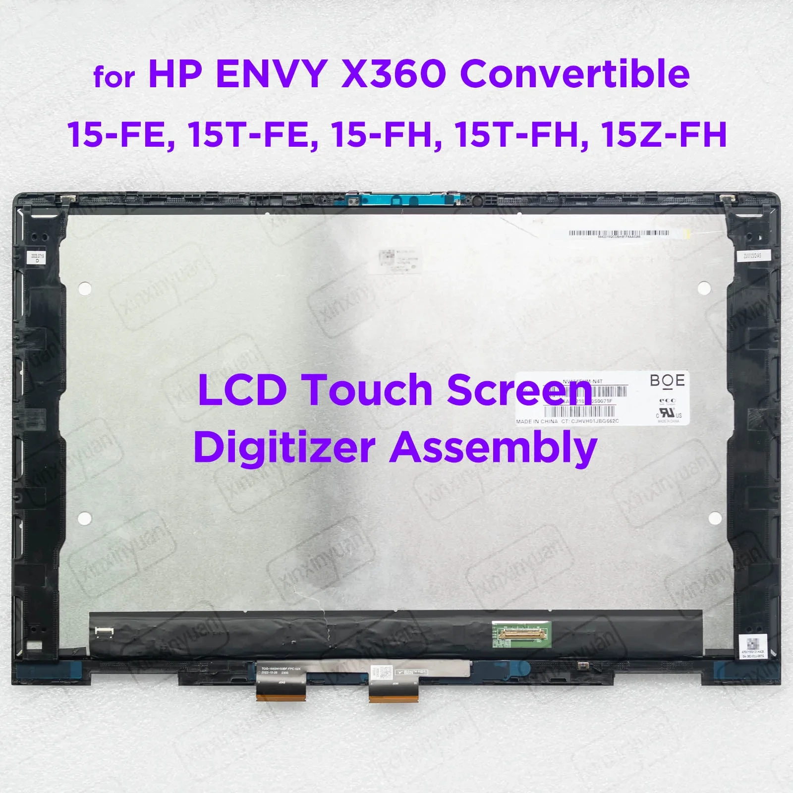 

For HP ENVY x360 15-FE 15-FH LCD OLED Touch Screen Digitizer Display Assembly Repalcemet Panel 15.6 Inch FHD OLED 15-fe0053dx