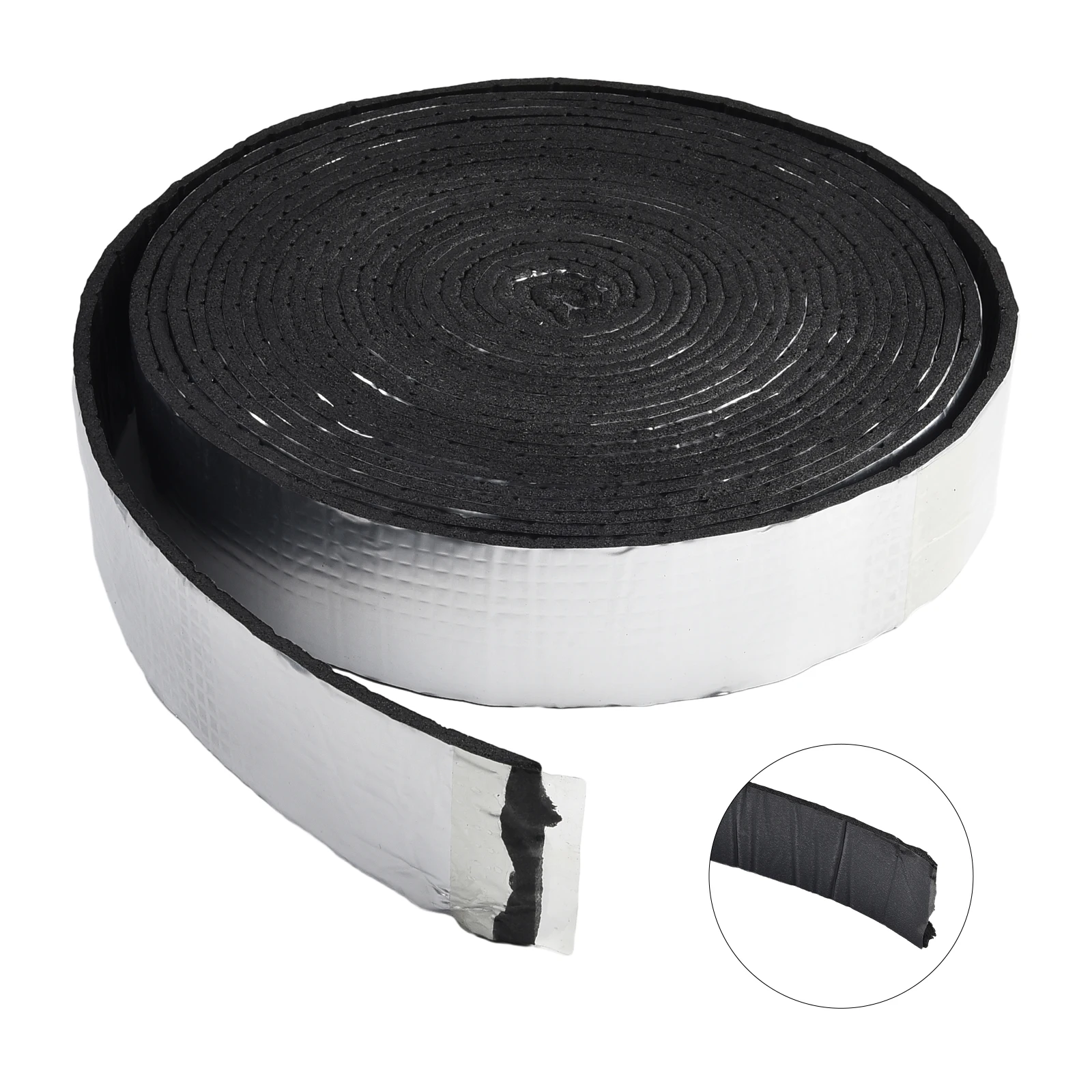 Cinta aislante de espuma para tuberías de exterior de fibra de vidrio, aislamiento térmico, cinta aislante de espuma impermeable ignífuga, pies excelentes