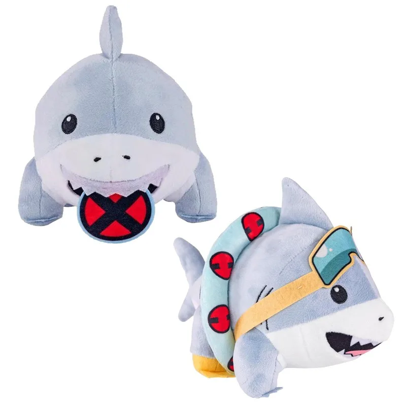 Jeff The Land Shark Cartoon Cute Shark Plush Toy Online Star Soft Stuffed Animal Home Decoration Pillow Dolls Toy Children Gift