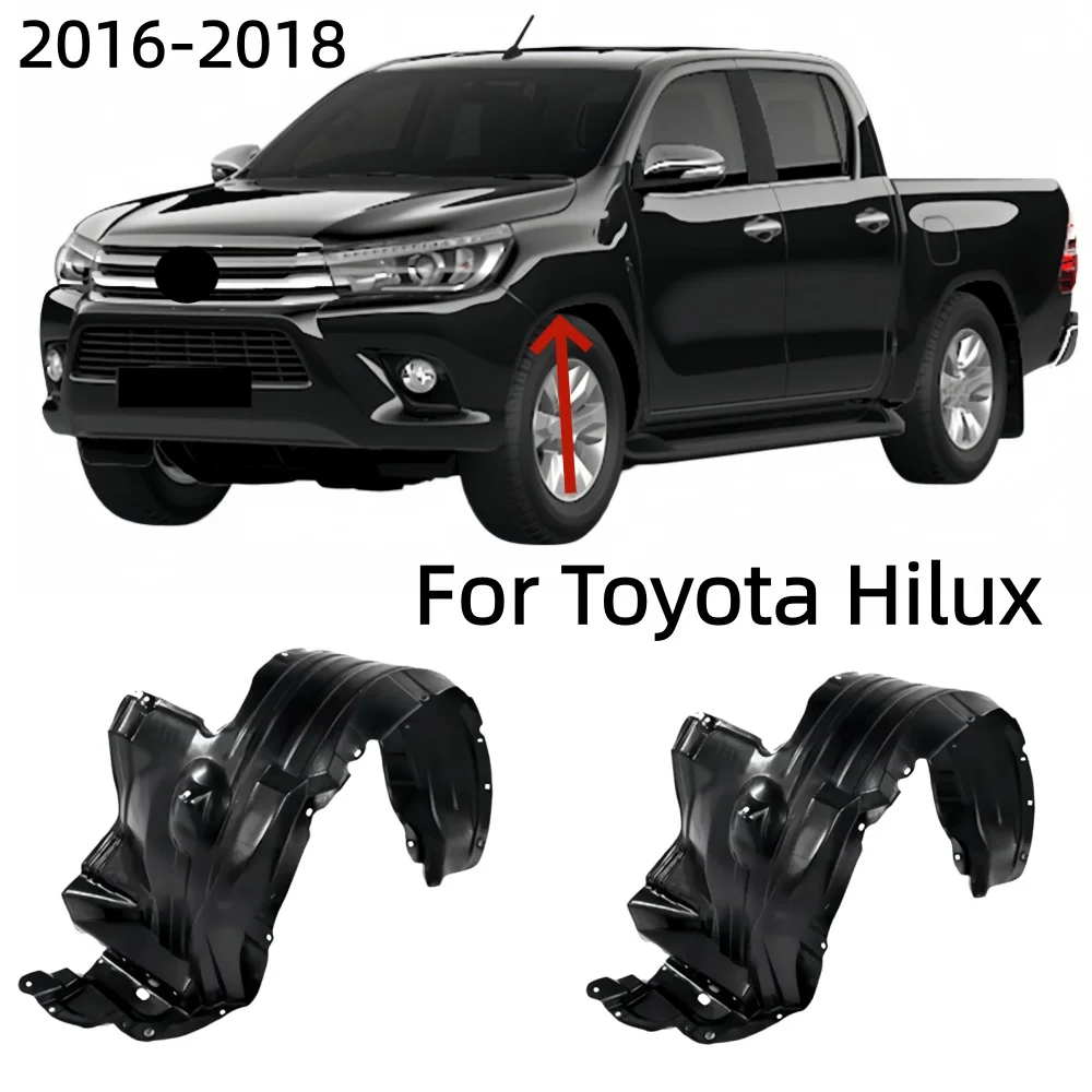 For Toyota Hilux Front Wheel Liner Mudguard 2016-2018