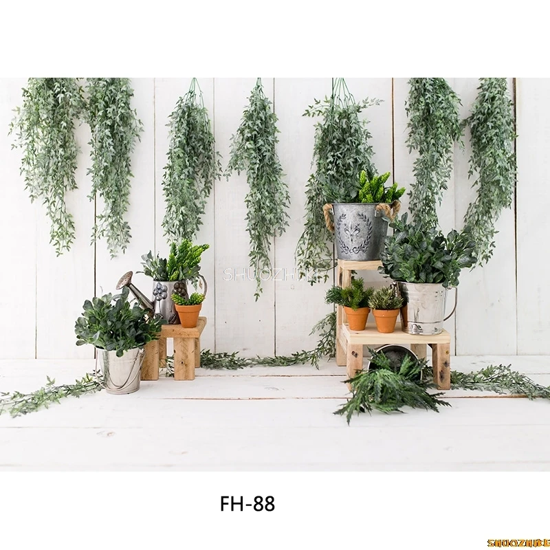 ผ้าบางวันอีสเตอร์การถ่ายภาพฉากหลังดอกทิวลิป YARD Decor Village Terrace ฤดูใบไม้ผลิตกแต่งเด็ก Photo Studio Props YXX-3