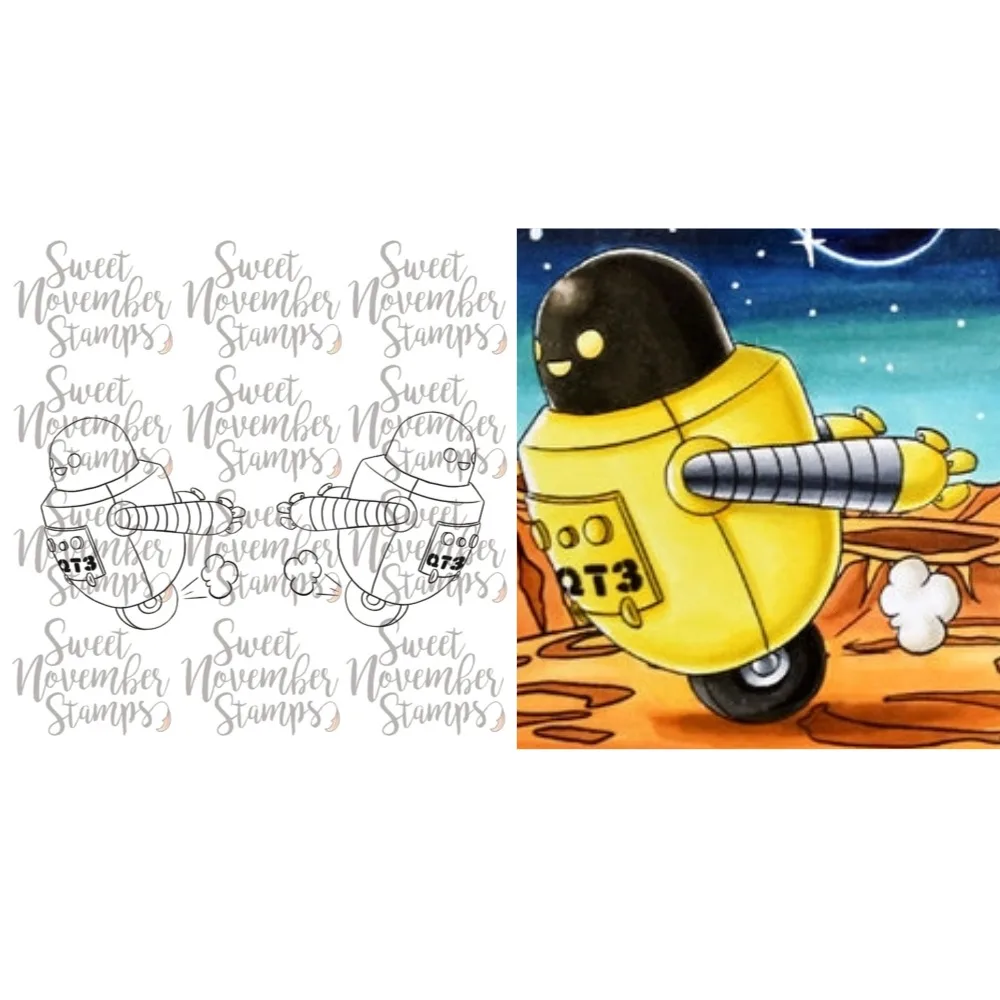 2026 new alien  Stamps For DIY Scrapbooking Crafts Maker Photo Album Template Handmade Decoration 2026 New