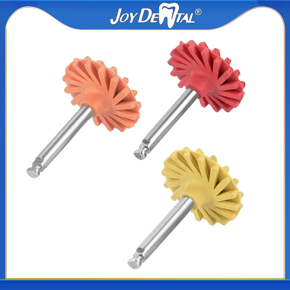 1Pack (3pcs/Pack)  JOY DENTAL Composite Polishing Wheel Polishing for Composite Ceramic  Shank Dia. RA 2.35 mm 135℃ Autoclavable