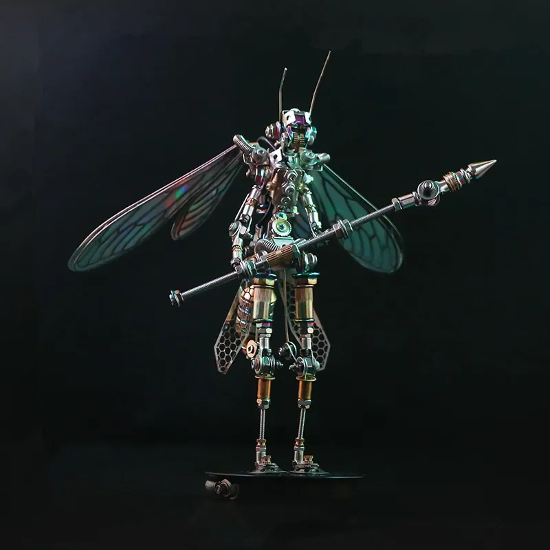 

DIY Mechanical Insects Assembly Kit Animals Metal Wasp Scorpion Mantis Prayer Model 3D Puzzles toys for Children Adults gifts