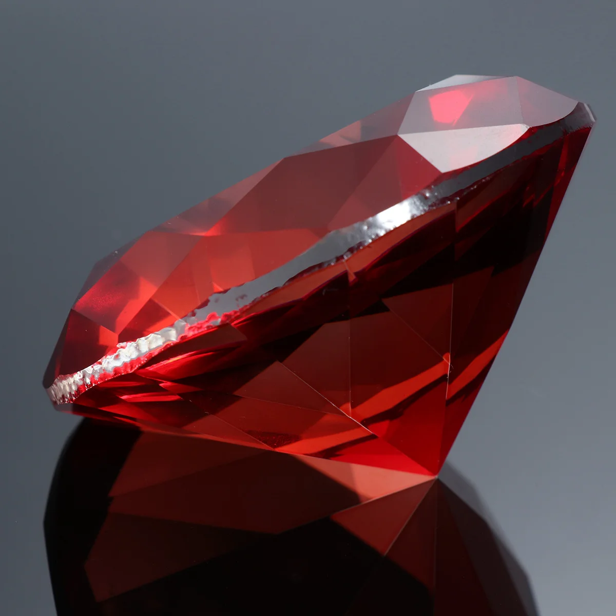 1 Stücke 60 Mm Dekorative Diamant Ornament Künstliche Kristall Faux Diamant für Hochzeit Home Party Romantische Atmosphäre Diamanten Dekor