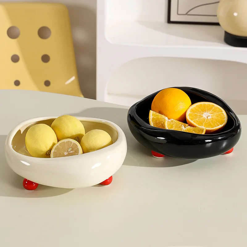 

Fruit Bowl Living Room Home High-end Coffee Table Snack Plate Decoration