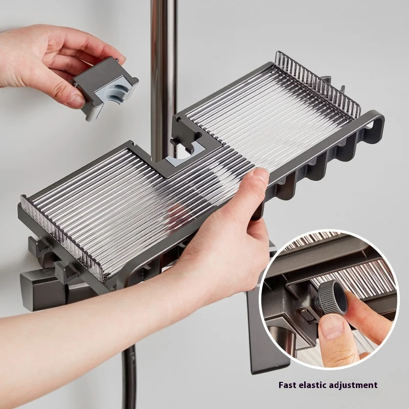 

Bathroom storage rack, toilet shower gel storage tray, adjustable showerhead storage rack for household toilets