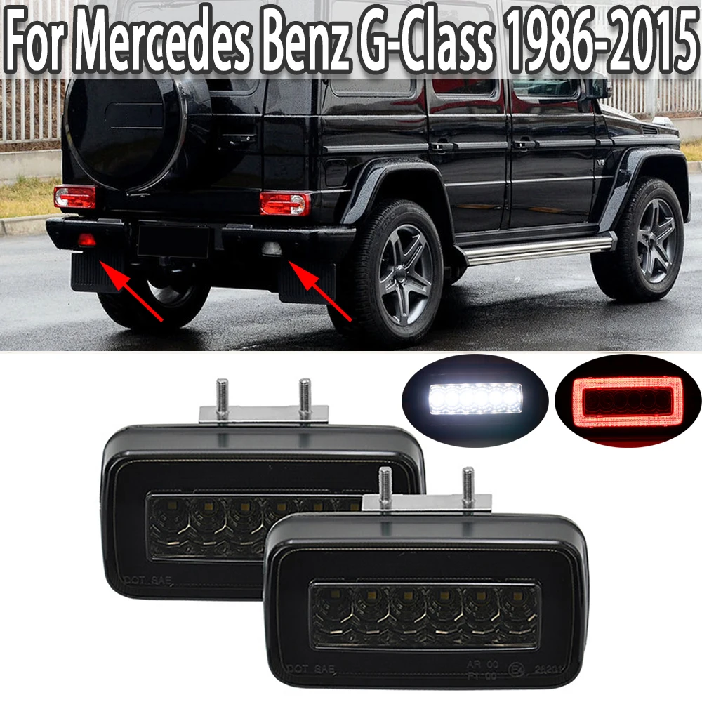 For Mercedes Benz W463 G-Class G500 G550 G63 G55 AMG 1986-2018 Car LED Tail Light Rear Bumper Light Brake Light Accessories