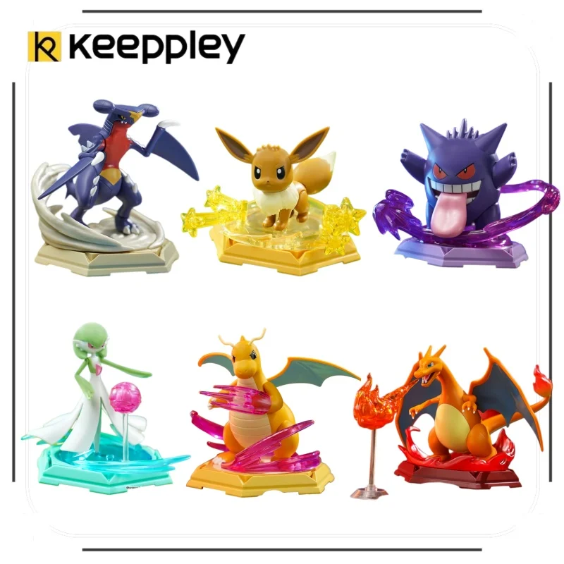 keeppley-ポケモンビルディングイーブイゲンガードラゴナイトガルドヴェアーガーチョンプ漫画アニメフィギュアおもちゃ子供のおもちゃ家の装飾