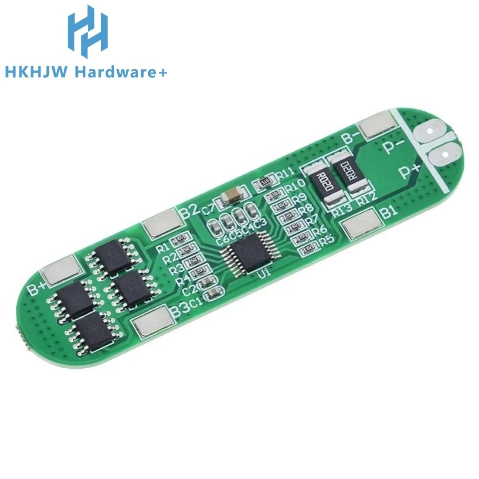 4 Series Ternary 14.8V 18650 Lithium Polymer Battery Protection Board 16.8V Anti-overcharge Overdischarge 12A Current Limit