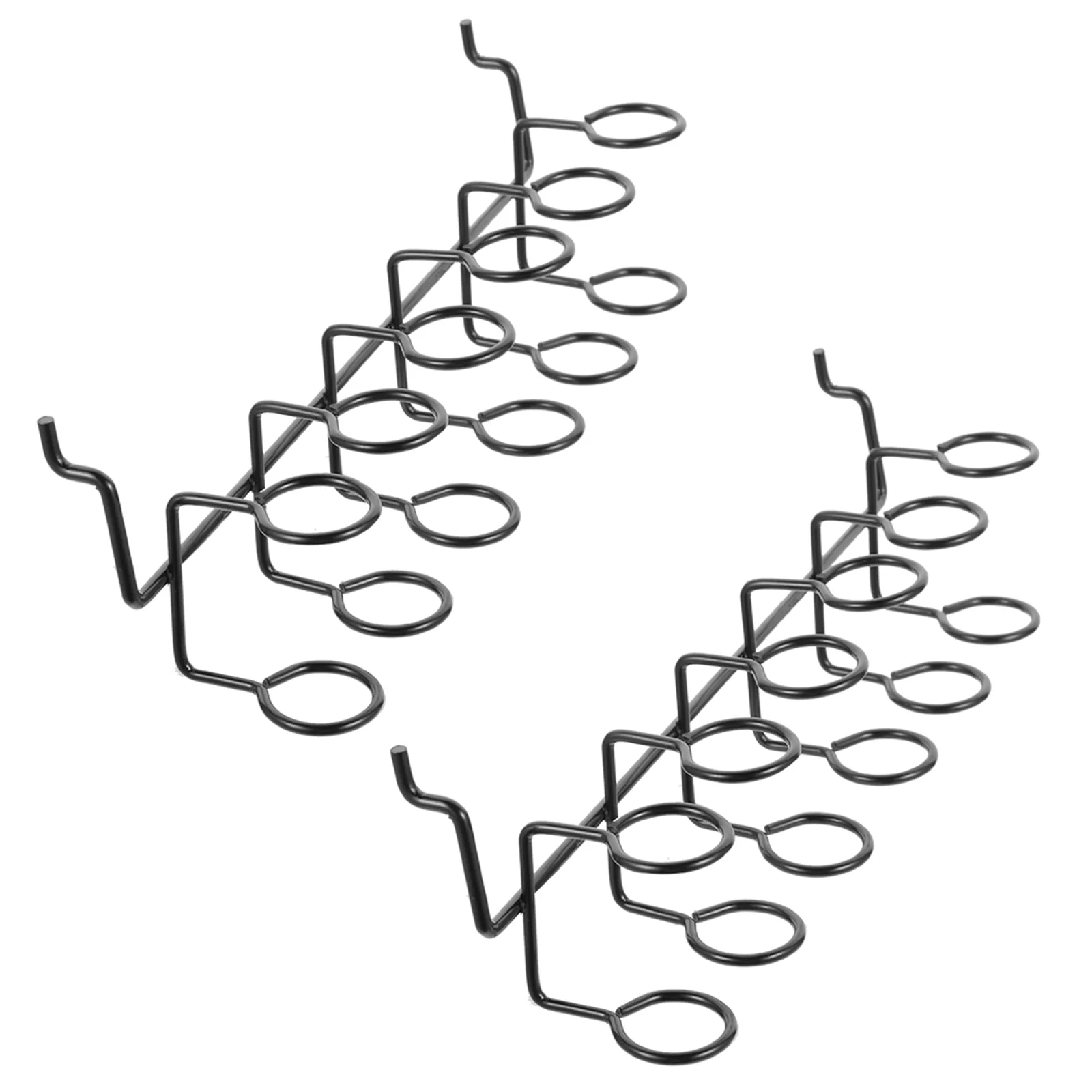 Crochets de support de tournevis pour tableau perforé de chaussette, outils en fer, évaluateurs ménagers, 2 pièces