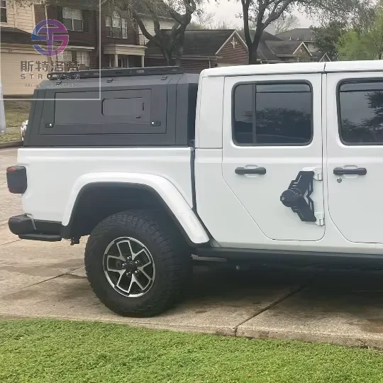 

Customized Aluminum Pickup Top Canopy Eith Both Sliding Window for Gladiator JT Camper Leakproof Anti-rusted Truck Topper