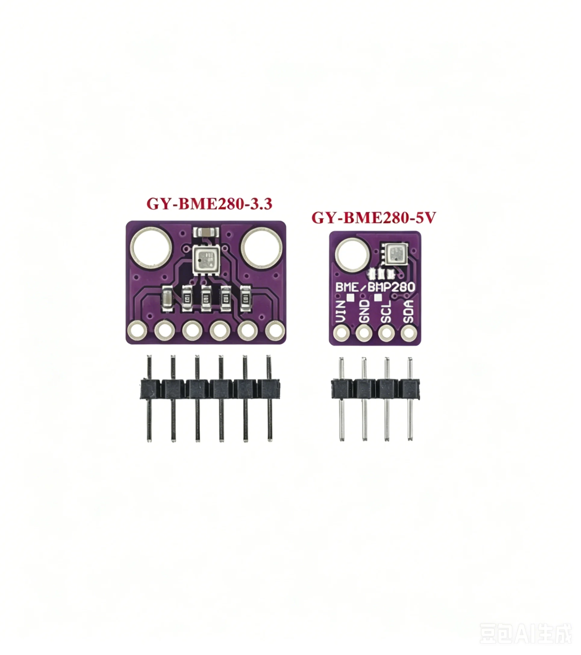 modulo-sensor-digital-de-temperatura-umidade-e-pressao-atmosferica-de-alta-precisao-gy-bme280-33v-5v-para-arduino-esp32-1-5-pecas