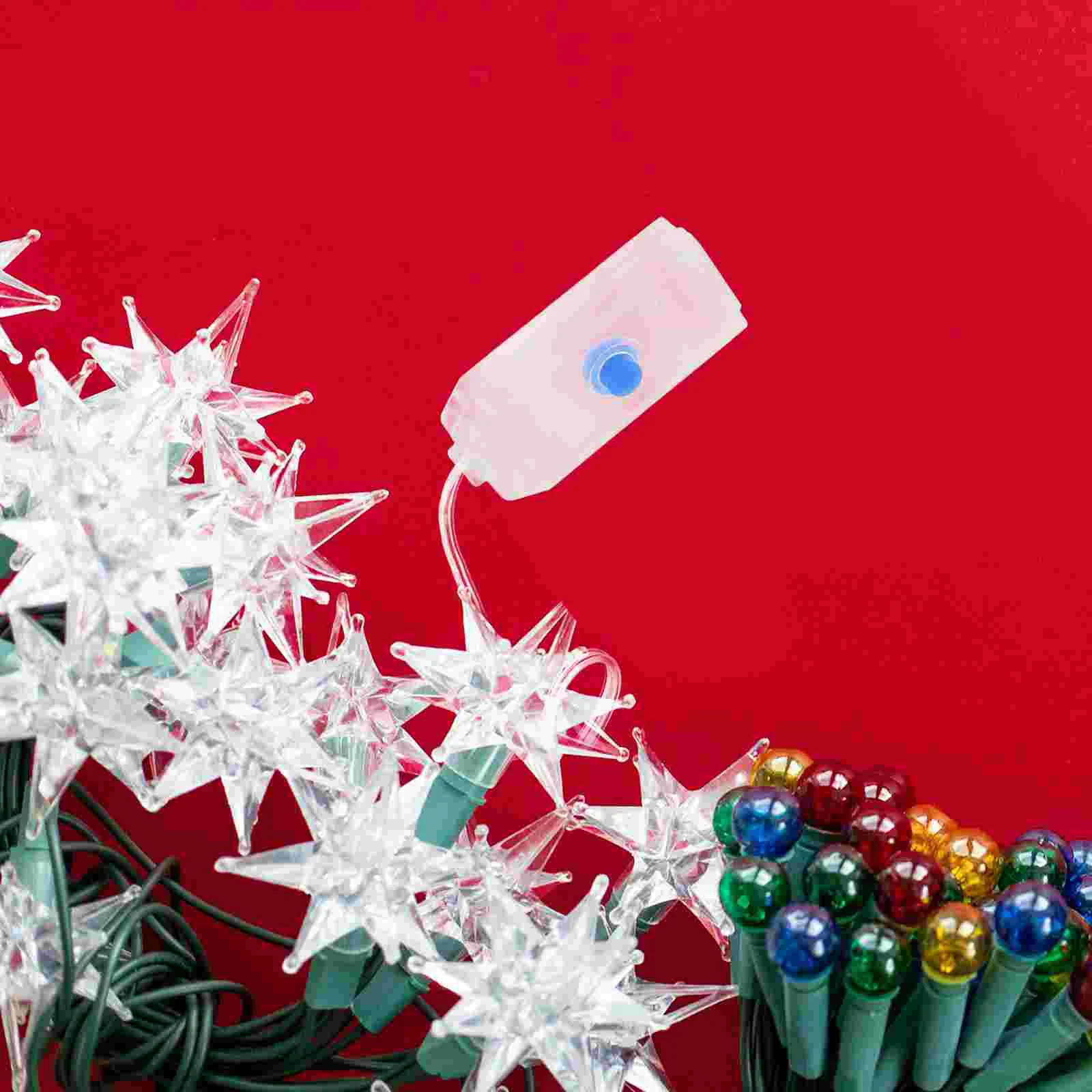 20 Pcs String Lights Accessories Switch Shell Parts USB Cover Covers Post Clear