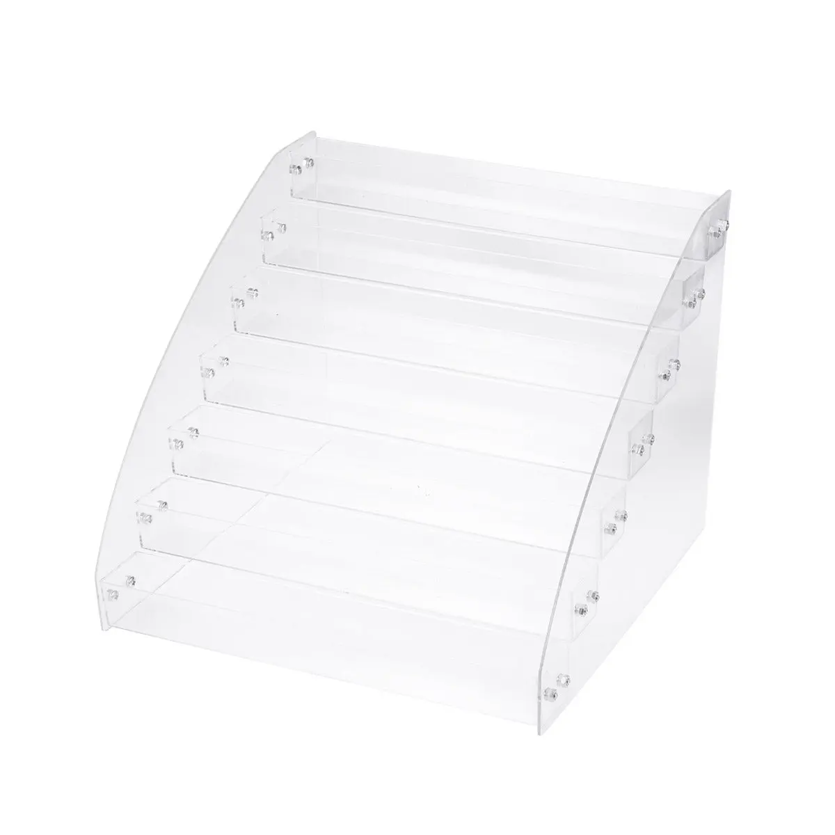 Nail Polish Storage Rack Transparent Acrylic Organizer 7 Layers Multilayer Display Box for Beauty Makeup Vanity Storage