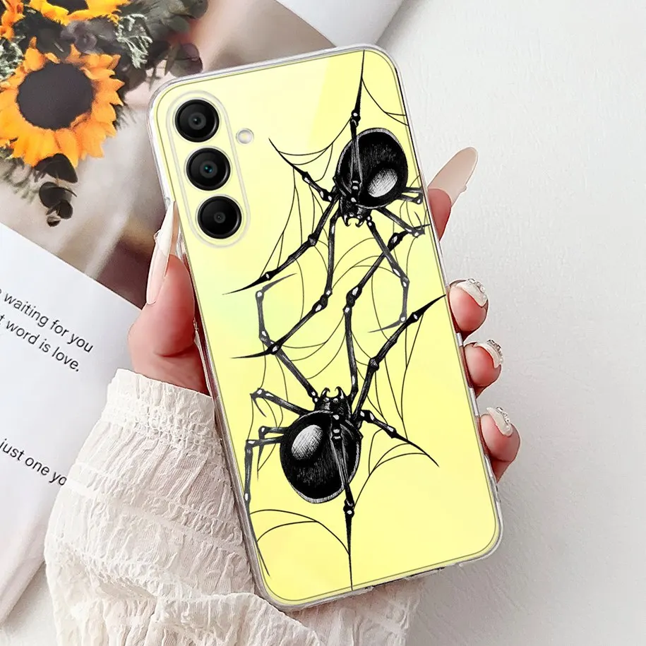 For Samsung Galaxy A25 A35 5G 2024 Case Popular Marble Cartoon Soft Silicone Slim Phone Cover For Samsung A55 A15 SM-A155F Pouch