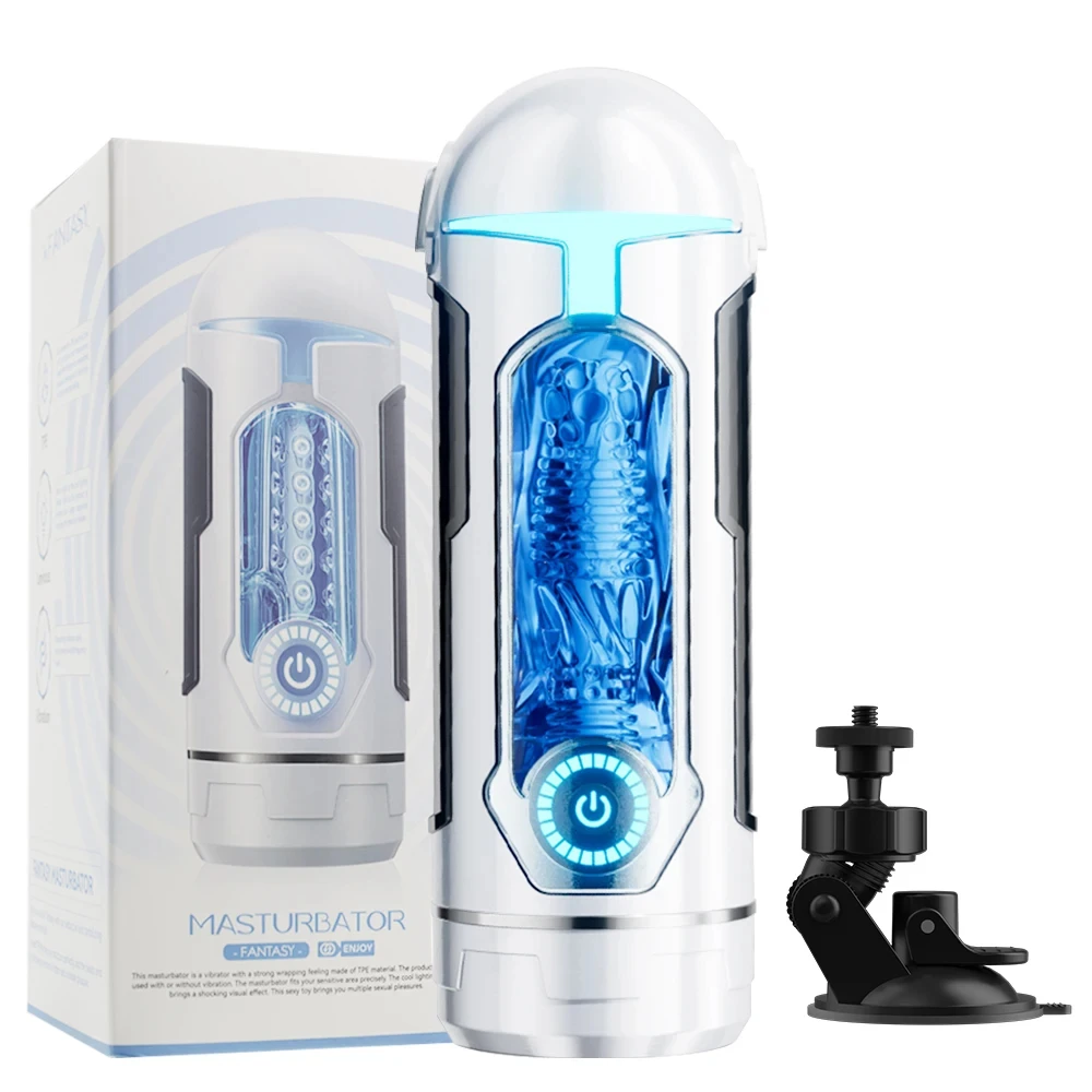 Male Masturbator Cup With Heating Rod And Suction Mount For Men_voghion.com
