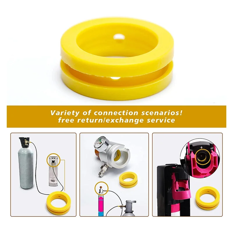 LICE-10 шт. машина для газировки CO2 цилиндр замена прокладок карбонатора кольцо сменная запасная шайба для нового приготовления газировки и розовый цилиндр