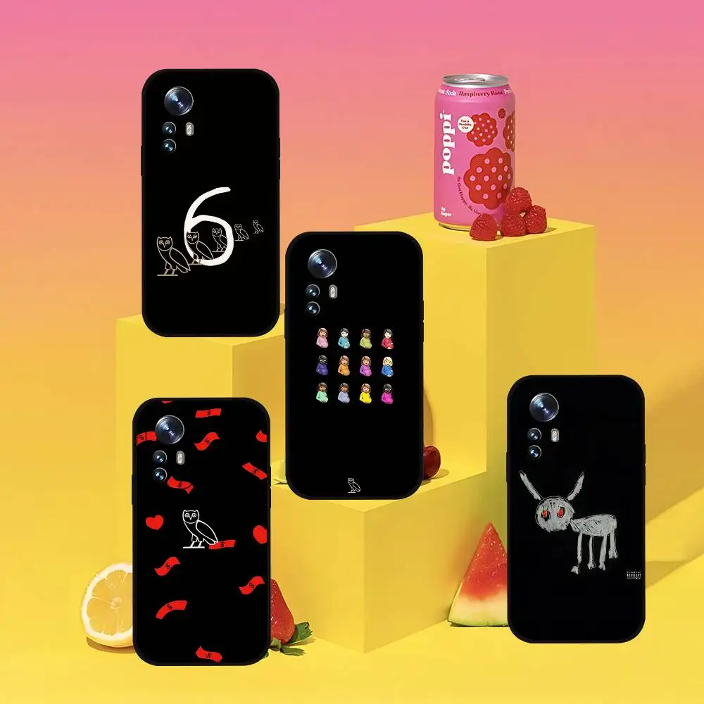 

A-Drake O-OvO OWL Phone Case For Xiaomi 11 12 Redmi Note 11 5G 8T 9A 9 10T Note 8 9 12SUltra Shockproof, Slim, Black,Case