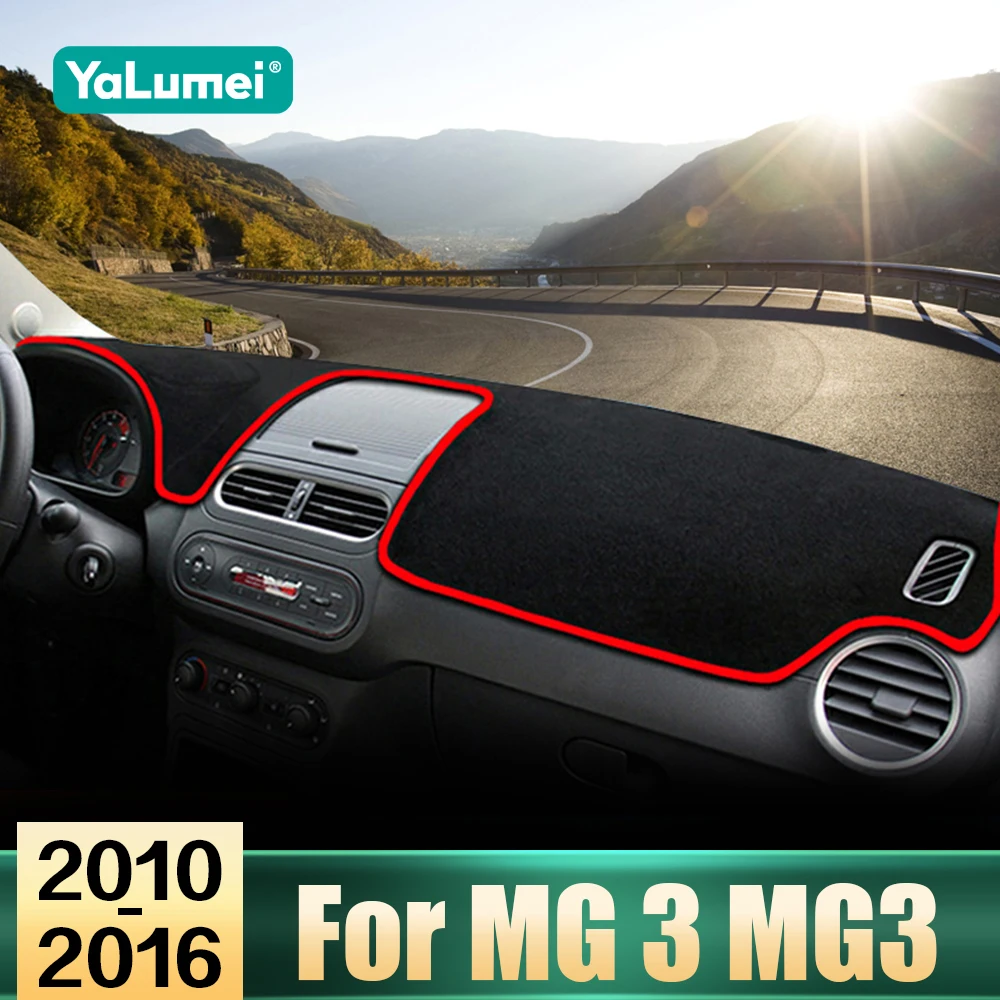 Für MG 3 MG3 2010 2011 2012 2013 2014 2015 2016 Auto-Armaturenbrett-Abdeckung Lichtschutzmatte Sonnenschutz Anti-UV-Teppiche Zubehör