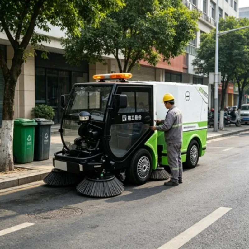 Best Rated Sweepers City Sanitation Truck Street Steel Wire and Nylon Mixed Bristles Super Broom Cleaning Machine