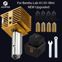 For Bambu Lab A1 Nozzle /A1 Mini Hotend Fast Speed a1 Hot End Brass Heat Sink Hardened steel Nozzle 3D Printer accessories