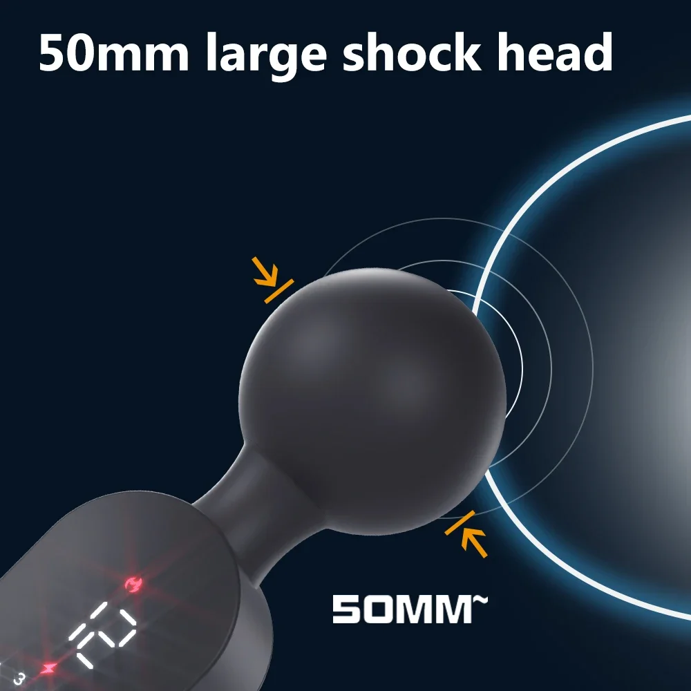 AV Magic Wand Vibrator สําหรับผู้หญิง Clitoris Stimulator ความร้อนที่มีประสิทธิภาพหญิงนวดดิจิตอลจอแสดงผล USB ชาร์จ Sex Toy