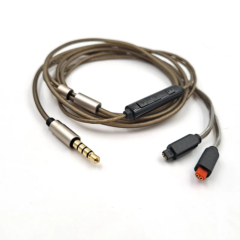 For Audio Technica ATH-IM50 IM03 IM04 IM70 IM01 IM02 Headset Replaceable 3.5mm Silver Plated Upgrade Cable