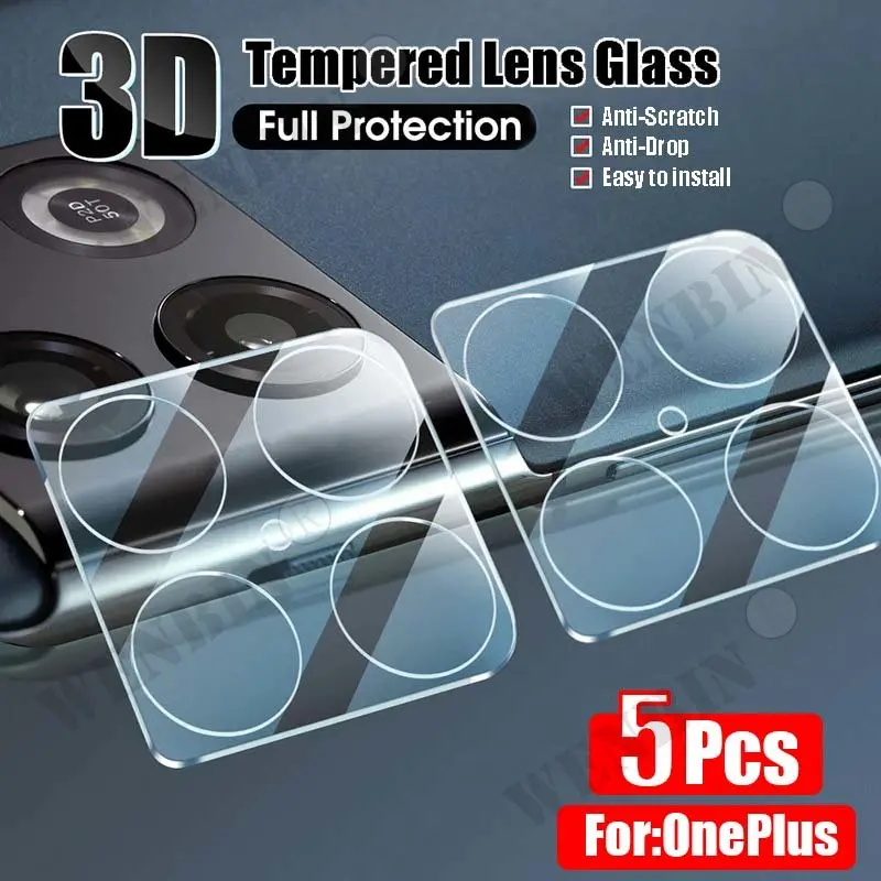 

5 PCS 3D Camera Protector Glass For OnePlus 11 10 Pro Nord N200 N30 Lens Protective Glass Film For OnePlus Nord CE 3 Lite