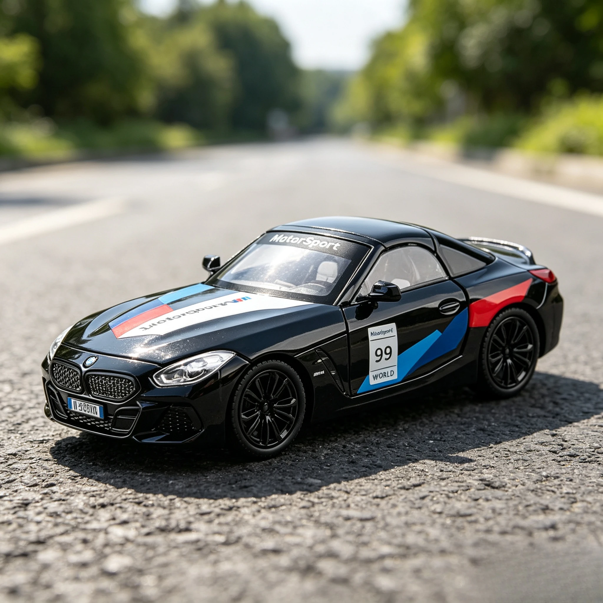 1:22 Z4 M40i Coupe Roadster Alloy Convertible Sports Car Model Diecasts Metal Foldable Vehicles Model Simulation Ornament