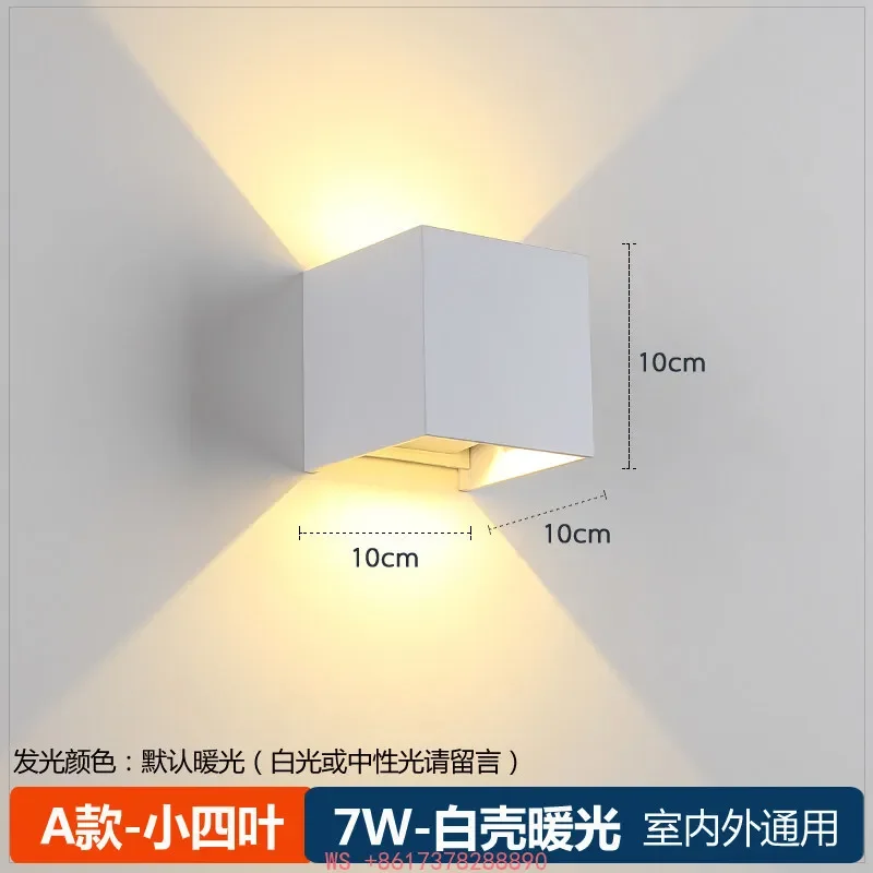 waterproof lamp Modern simple washer spotlight Balcony aisle Villa garden Outdoor decorative wall lamp