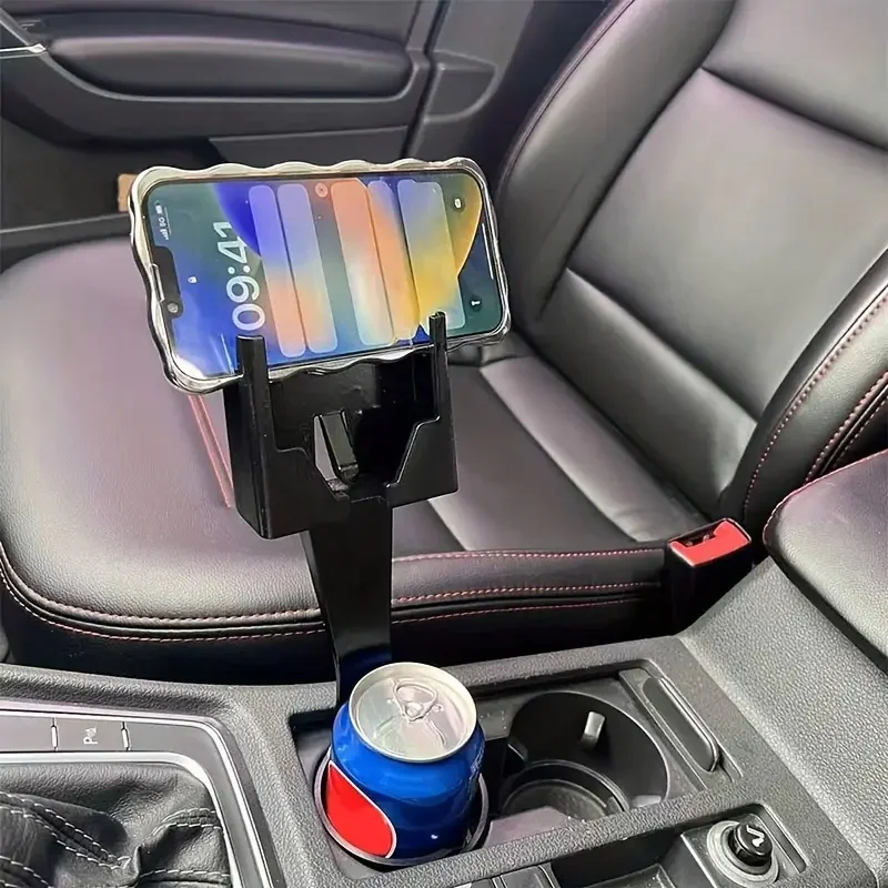 

1Pc Water Bottle Holder Container Hook Storage 2-In-1 Car Mobile Phone Holder Multifunctional Car Truck Interior Cup Holder Rack