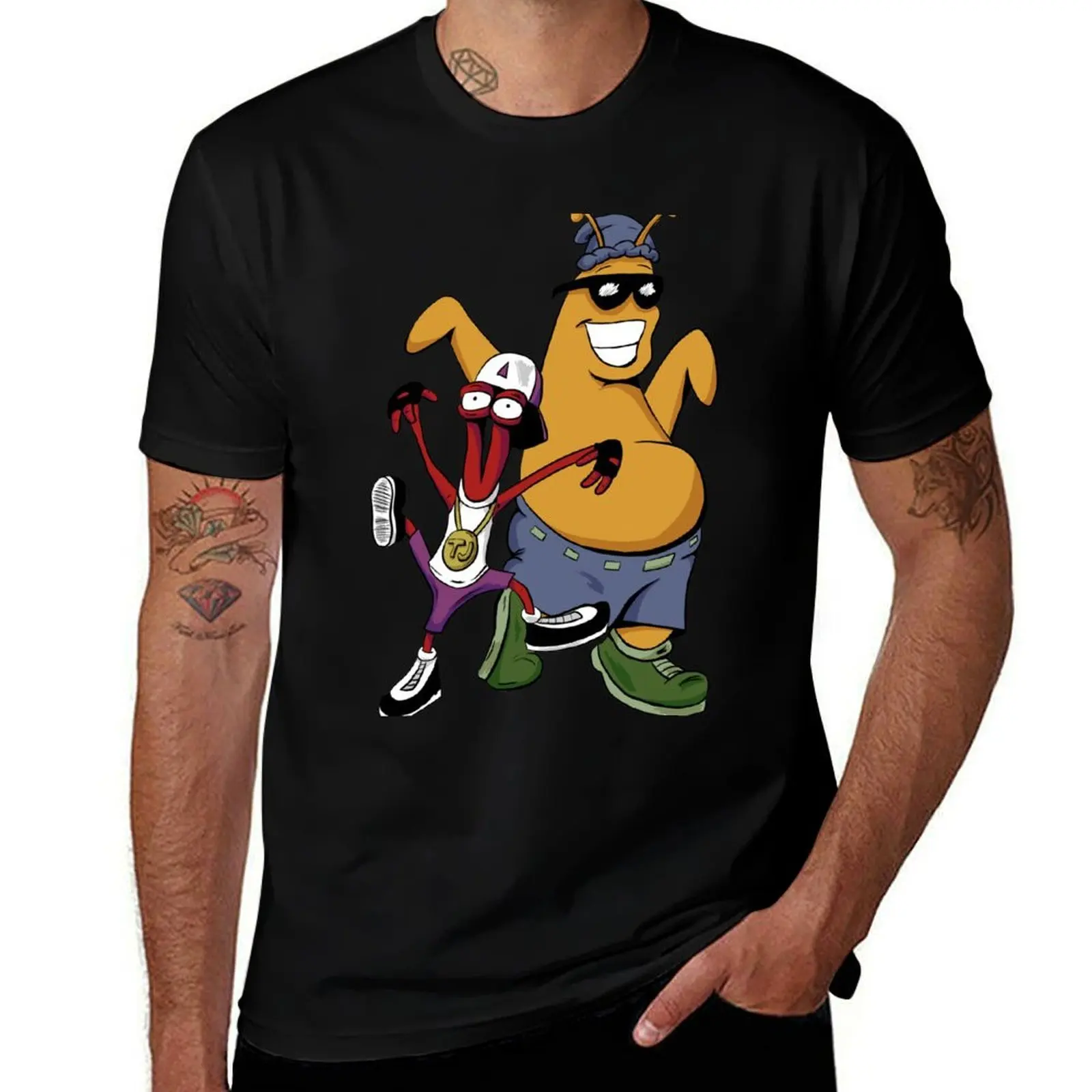 

Toejam and Earl T-Shirt Odor Resistant Short Sleeve Top