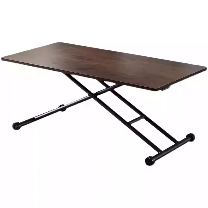 Folding table dining table household small apartment multi-function small mobile lifting folding table rectangular small coffee