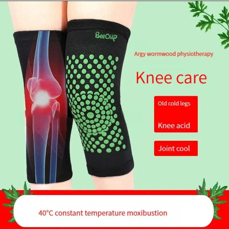 Mugwort Knee Pads Self-Heating Warm Sports Leg Protection Autumn And Winter Protective Gear Against Cold Running Knee Pads