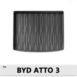 For BYD ATTO 3 Atto3 Yuan Plus Car Cargo Liner Custom Fit 3D TPE Trunk Mats All Weather Cargo Cover Waterproof Car Accessories