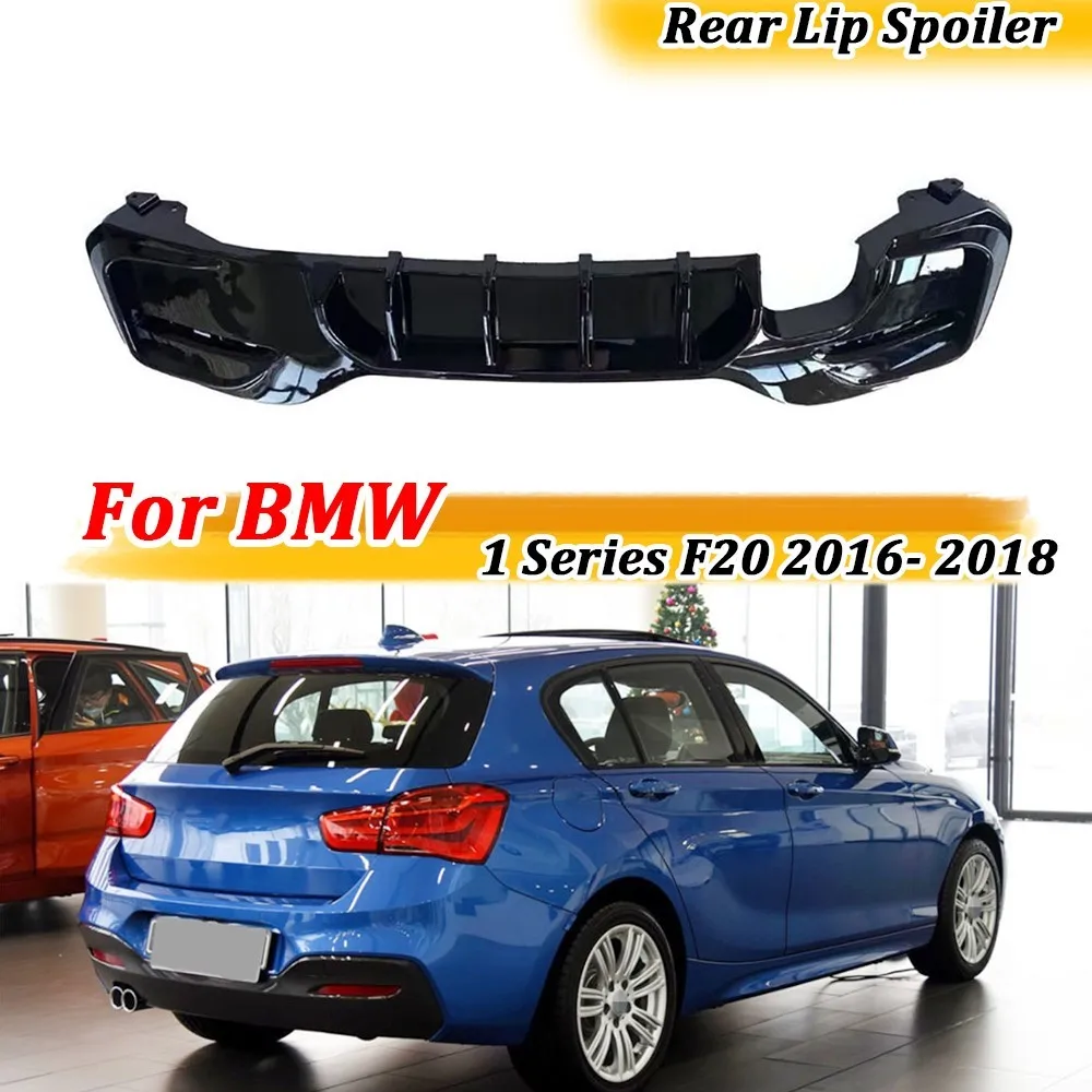 

Rear Bumper Lip Diffuser Spoiler Splitters ABS Gloss Black for BMW 1 Series F20 M Sport M135i M140i 2016- 2018 Auto Car Styling