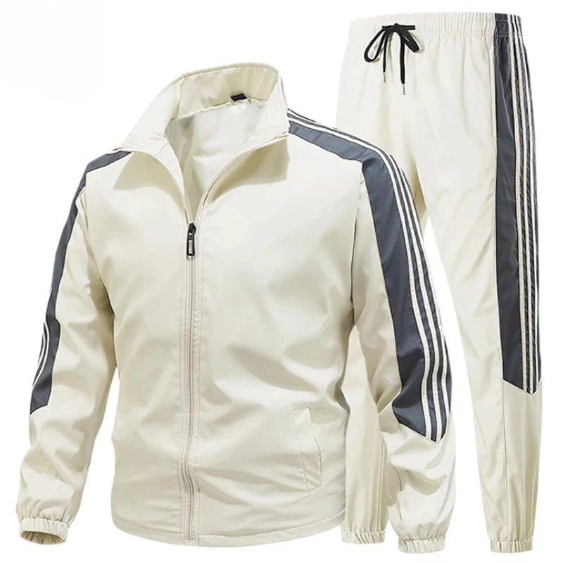 

Quick Dry Jogger Running Set Quick-Dry Loose Fit Outdoor Training Tracksuits Men's Spring Sportswear Workout Sportsuits Clothing