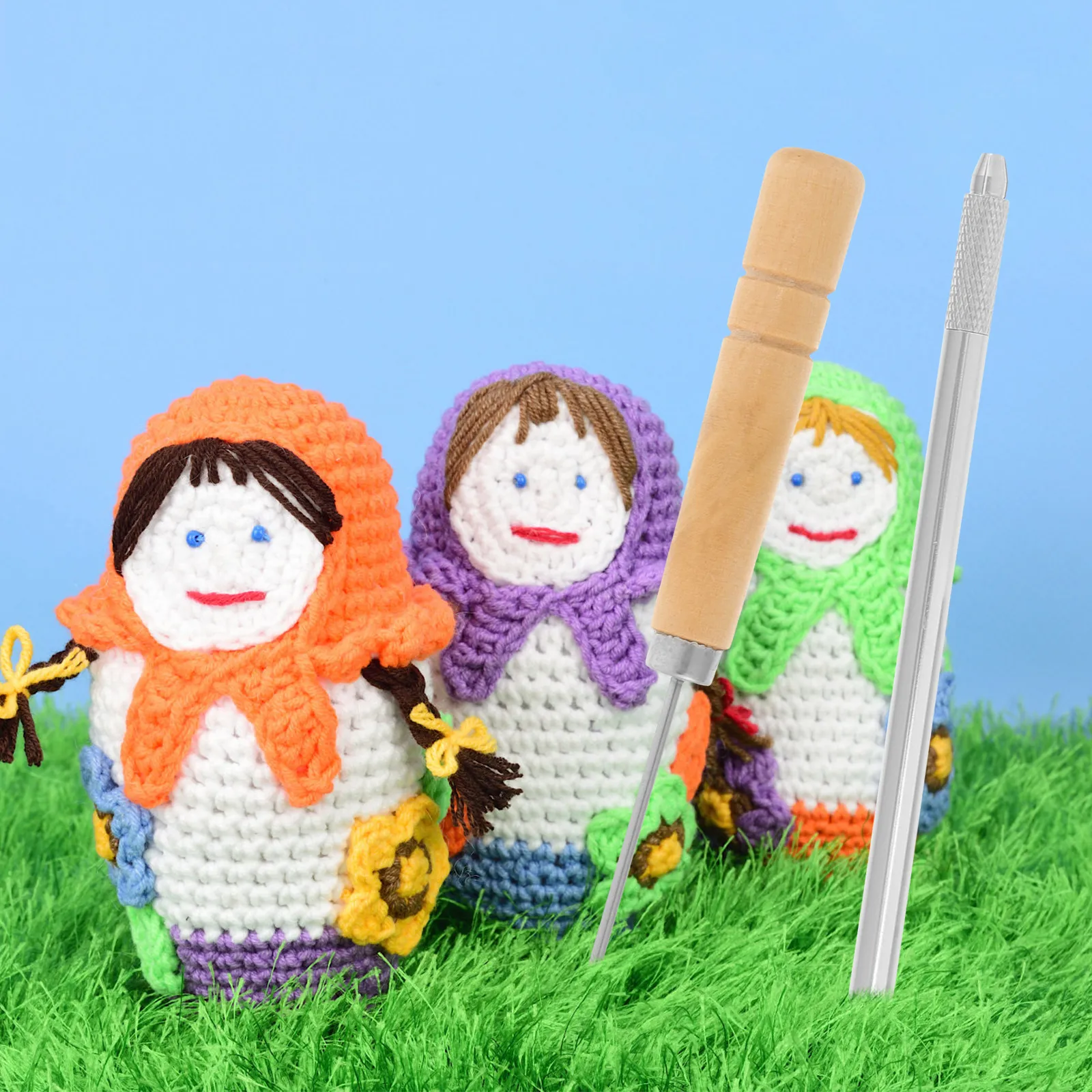 

Набор игл для наращивания волос и держателей для пересадки волос, инструменты для самостоятельного изготовления, безопасный и удобный набор для рукоделия, для волосных прядей