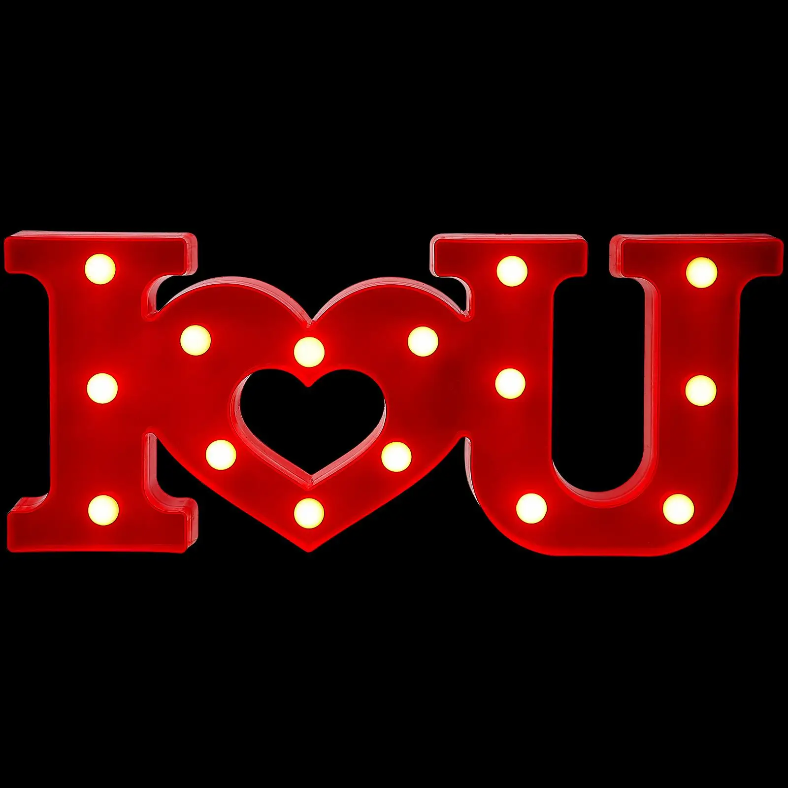 

Proposal Confession Light Romantic LED Letter Design Valentine Scene Adorn Home Decor DIY Decoration Festival