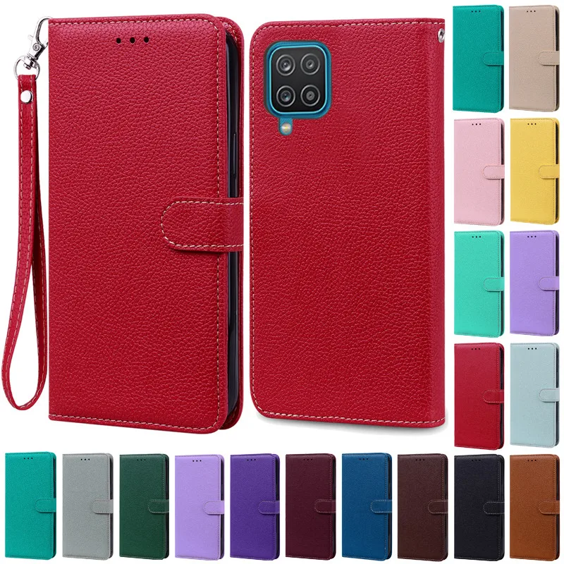 Hot SamsungA12 Case For Samsung Galaxy A12 Wallet Leather Flip Case For Samsung A12 A 12 Case Protective Cover Coque Fundas Shel