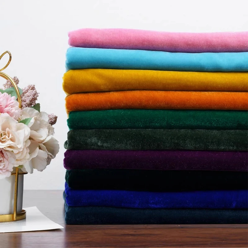 قماش اللباد المخملي للمنزل الخياطة الجمل البني الزنجبيل الأصفر الوزن الثقيل المنسوجة أفخم القطيفة المفروشات الستائر الحرف المواد