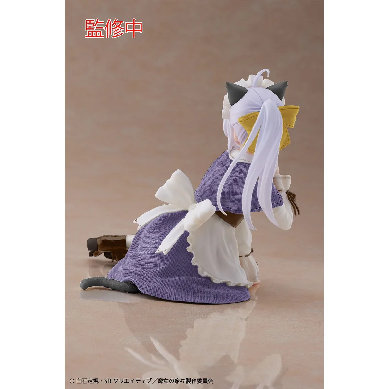 TAITO Witch Journey in Stock Ilena Cat Ear Maid Renewal Scenery Movable Handicraft Ornament Model Toy Gift Anime Collected Doll