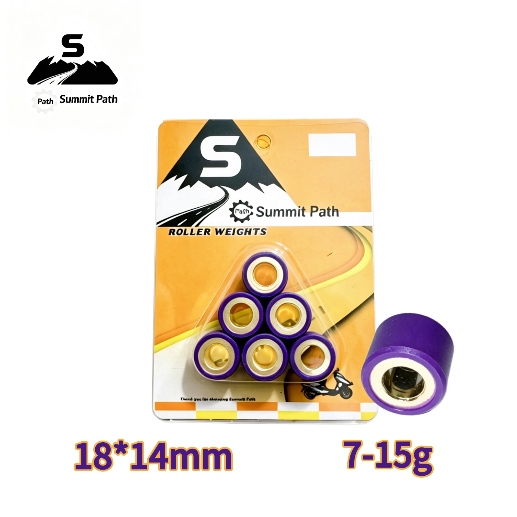 

18*14mm Scooter Variator Roller Weights 7-15g suitable for scooter BWS125 Cygnus Majesty Maxster X-City X-Max ZY 125Velvet 150