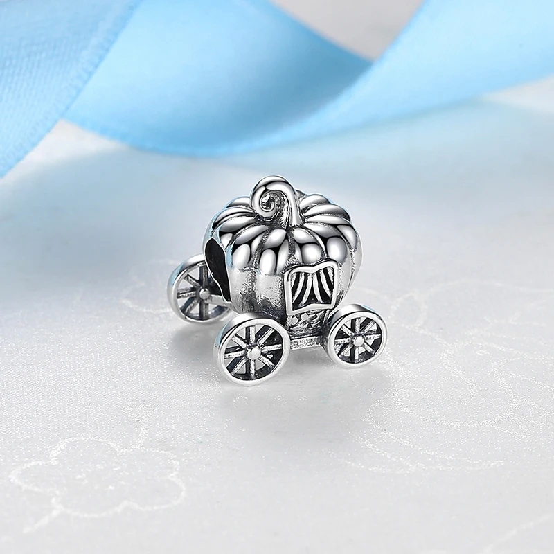 925 Sterling Silver Charms Original Skull Pumpkin Dragon Halloween Beads Fit Pan Brand Bracelets Necklaces Diy Jewelry For Women